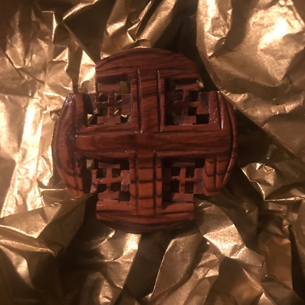 Rosewood Brooch